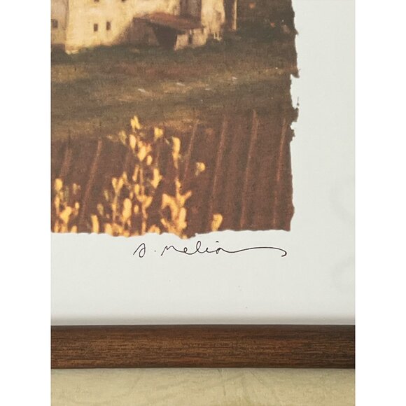 Framed “Campagna II” Art Print by S. Melin – Rustic Countryside Landscape – 20.5 - Picture 4 of 6